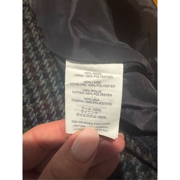 JCrew Zip Front Pencil Skirt, Wool - Picture 8 of 9